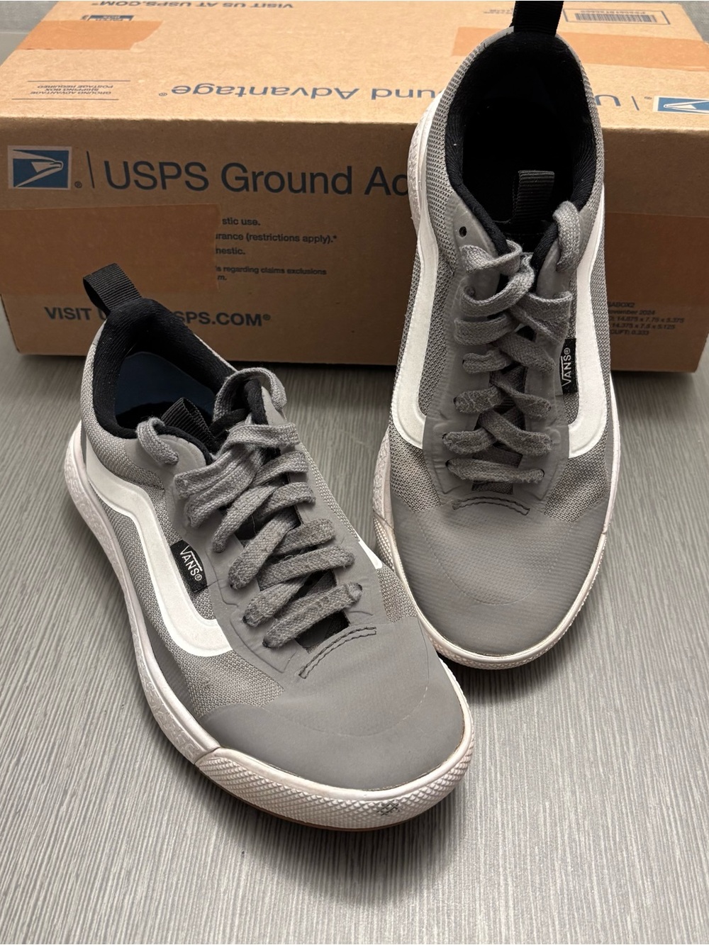 Vans UltraRange Gray Sneakers US W 6 US M 4.5 EUR 36 CM 22.5